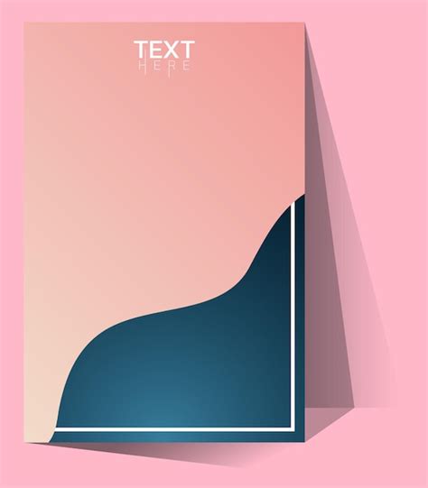 Premium Vector | Pink and blue wavy abstract cover page template bussines cover Poster vector ...