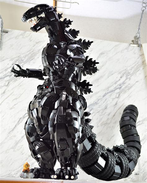 LEGO MOC: Godzilla | Lego dragon, Lego bionicle, Lego sculptures