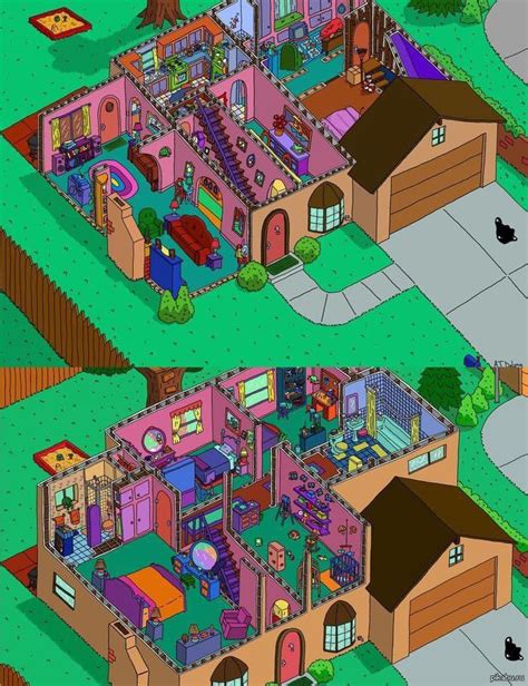 Interior layout of the Simpsons house : r/interestingasfuck