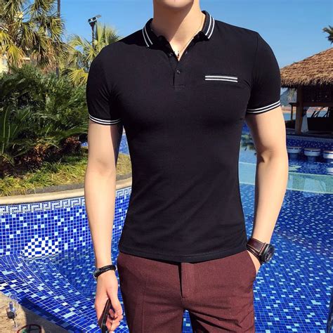 British Style Summer Men Polo Shirt Brand New 2019 Short Sleeve Polo ...