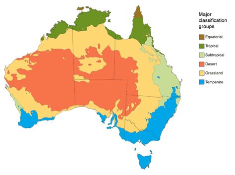 Australia Climate Map - bmp-central