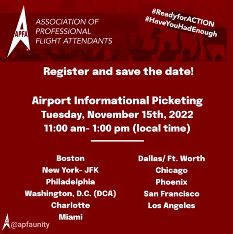 Support American Flight Attendants on the Picket Line - Association of ...