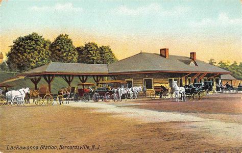 Bernardsville New Jersey Lackawanna Train Station Vintage Postcard AA24669 - Mary L. Martin Ltd ...