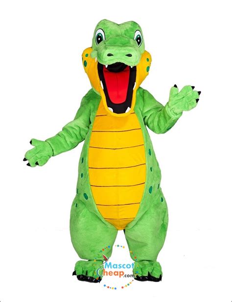 New Green Alligator Mascot Costume