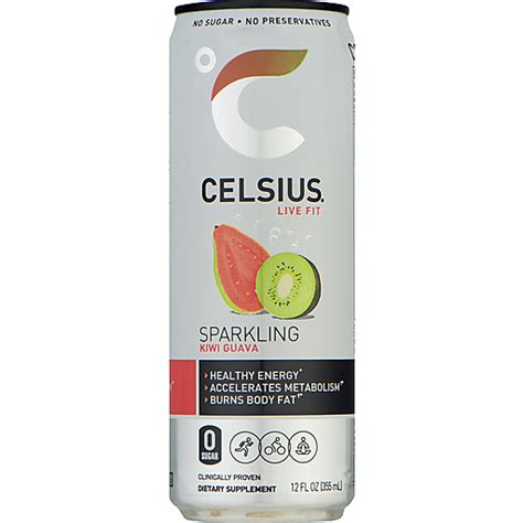 Celsius® Live Fit Sparkling Kiwi Guava Dietary Supplement 12 fl. oz ...