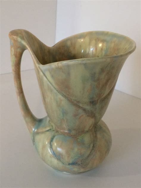 Vintage Crown Devon Art Pottery / Vase with handle Made in