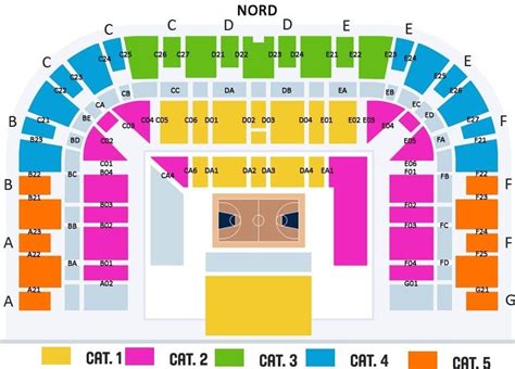 Pierre Mauroy Stadium Seating Plan with Seat Numbers, Decathlon Arena Seat Map