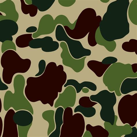 Bathing Ape BAPE Green Camouflage – Pattern Crew