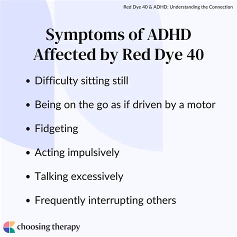 Does Red Dye 40 Cause ADHD?