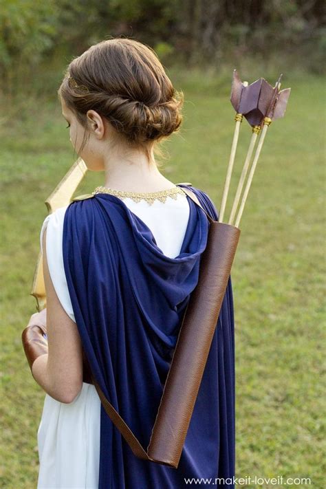 DIY Greek Goddess Costume: ARTEMIS | Make It & Love It | Greek goddess ...