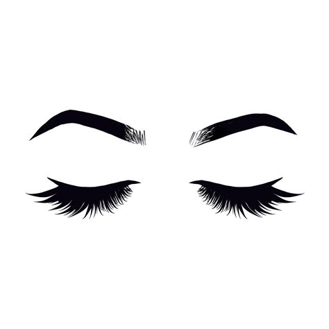 Eyelashes and Eyebrows Illustration :: Behance