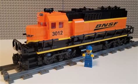 Custom Lego Train BNSF GP40 | Etsy