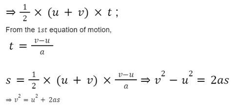 Derivation of equations and List of 3 equations of motion - Physics ...