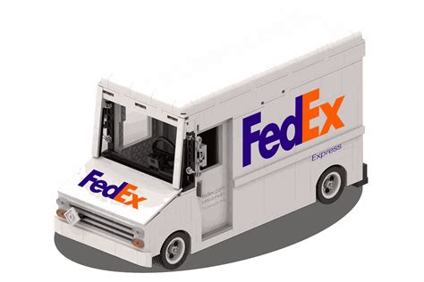 LEGO Tributes 50 Years of FedEx with this adorable brick-based Truck and Deliveryman - Yanko Design