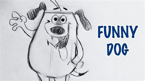 Draw a Funny Dog - YouTube