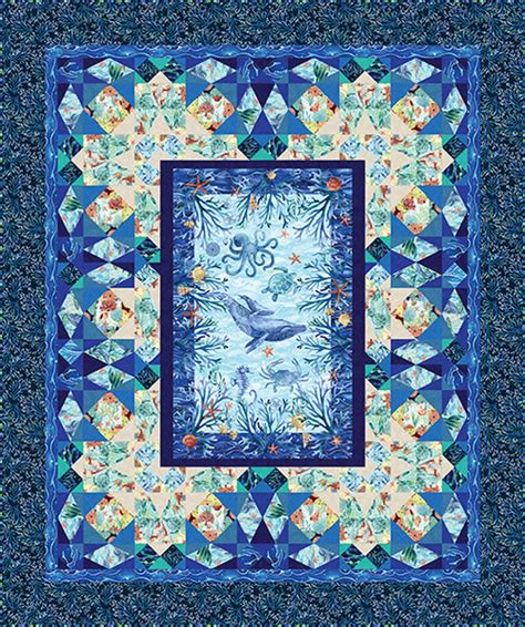 Deep Blue Sea Quilt #1 - Studio E Fabrics