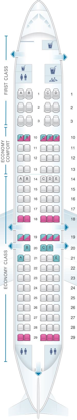 Seat Map Delta Air Lines Boeing B717 200 | SeatMaestro