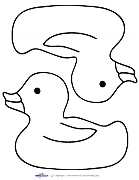 Rubber Duck Outline - Cliparts.co