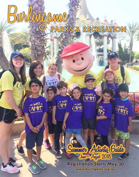 Calaméo - Burlingame Parks And Rec Summer Activity Guide 2018