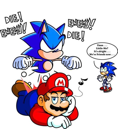 mario v sonic by Furcoat on Newgrounds