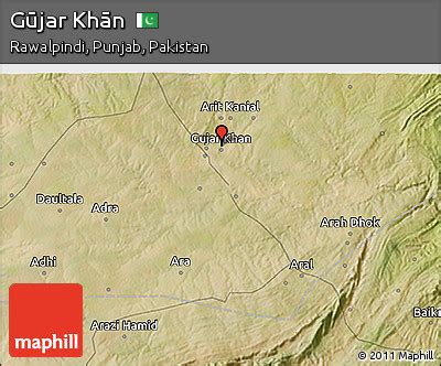 Gujar Khan Villages Map - Caresa Vivianne