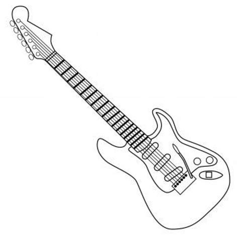 Electric Guitar Drawing | Free download on ClipArtMag