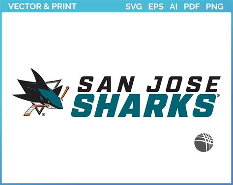 San Jose Sharks - Wordmark Logo (2020) - Hockey Sports Vector SVG Logo ...