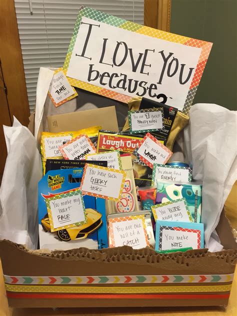 Isn't this a cute way to say I love you? I made this unique gift box ...