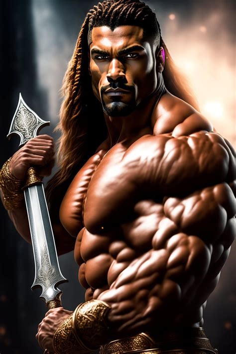 Fantasy Romance Art, Fantasy Art Women, African Superhero, Superhero Art, Big Muscle Men, Best ...