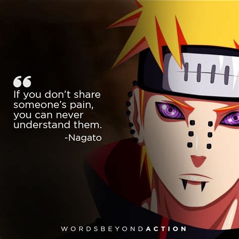 Pain Words from Naruto Shippuden | Cute quotes for girls, Pain quotes ...