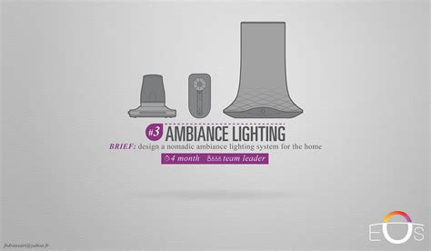 Ambiance lighting on Behance