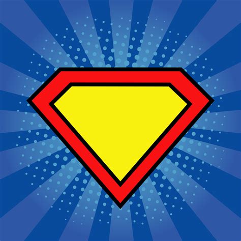 Pop Art Superman Logo