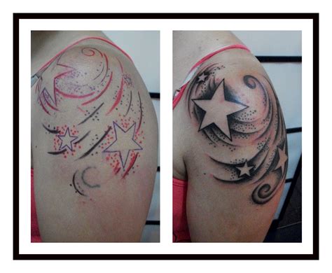 Downtown Tattoo Studio - Buenos Aires: COVER UP-STAR TATTOO