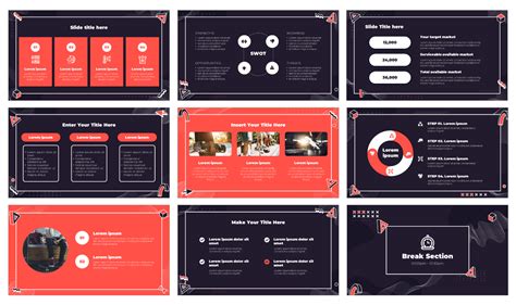 Google Slides Wireframe Template