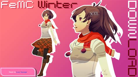 FeMC (Winter Outfit) - Persona 3 Portable - [DL] by LazySpongie on DeviantArt