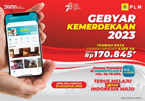 Promo Gebyar Kemerdekaan, PLN Beri Diskon Spesial Tambah Daya Hanya Rp170.845