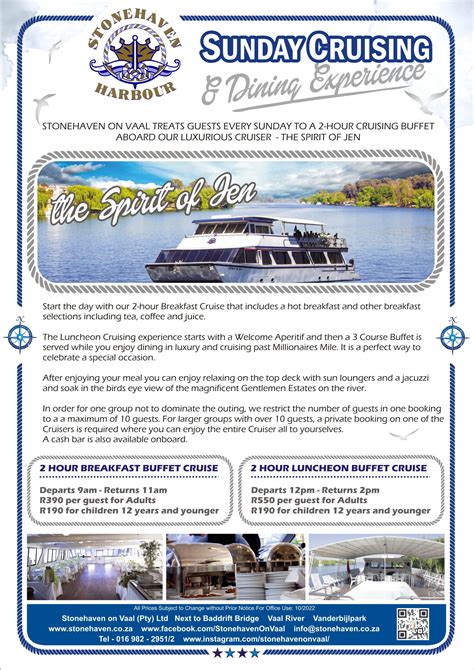 River Cruises – Stonehaven on Vaal