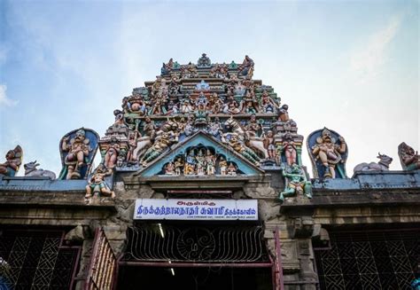 Thiru Kutralanathar Temple in Courtallam, Tamil Nadu, India Stock Image ...