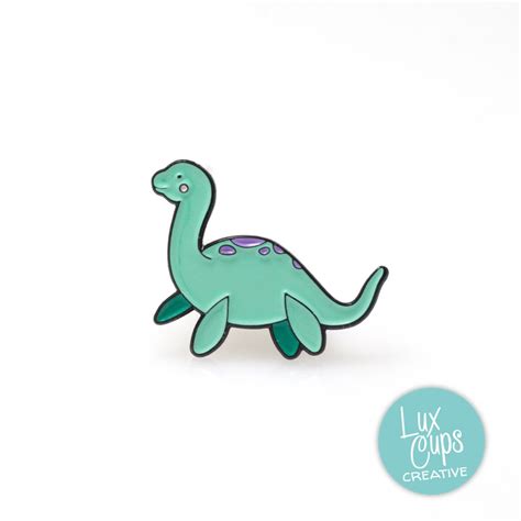 Loch Ness Enamel Pin Hard Enamel Pin Cloisonné Nessie Lapel Pin Loch Ness Monster Pin Badge Loch ...