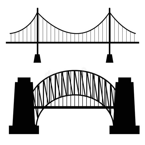 Bridge Clipart Black And White