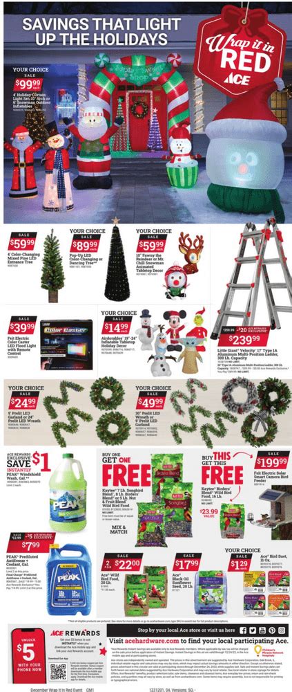 ACE Hardware Monthly Ad Dec 01 – Dec 24, 2023