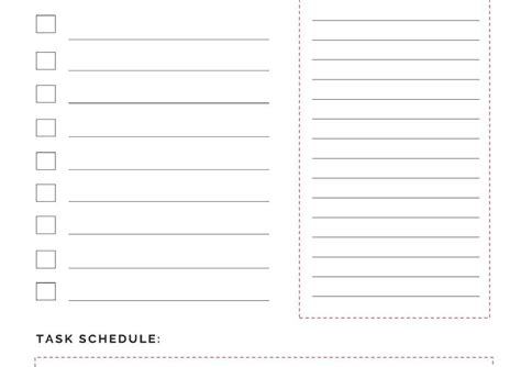 Printable Weekly Schedule Planner