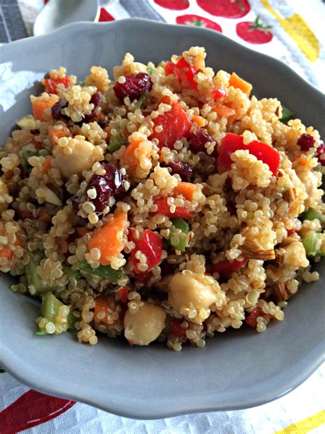 Quinoa Salad with Dried Cranberries and Almonds