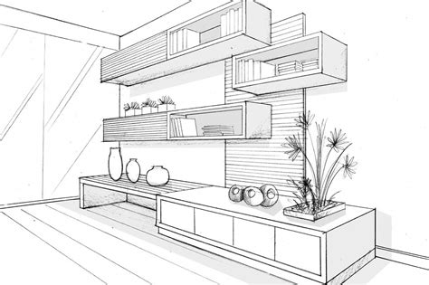 Easy Simple Interior Design Drawing Sketch Anastasia - The Art of Images