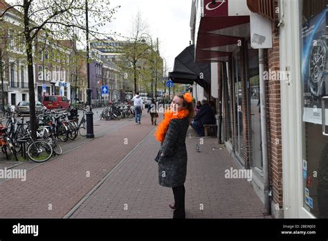 King's Day in the Netherlands, orange outfit Stock Photo - Alamy