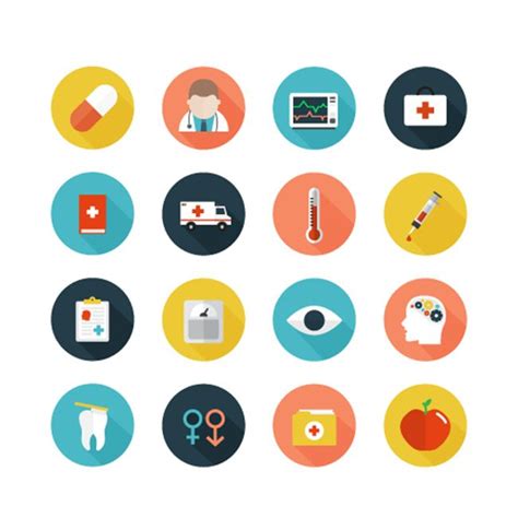 Free Healthcare Icons set - Free Vector Site | Download Free Vector Art ...