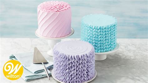 3 Easy Ways to Decorate a Cake with Piping Tip 104 | Wilton - YouTube