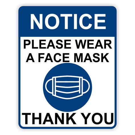 Please Wear Your Face Mask Sign | ubicaciondepersonas.cdmx.gob.mx