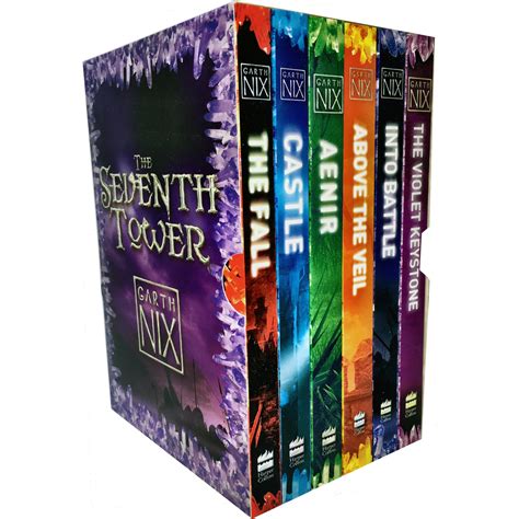 Garth Nix The Seventh Tower Collection 6 Books Box Set (Aenir, Castle, The Fall, Into Battle ...