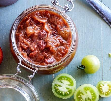 Green tomato & apple chutney recipe | BBC Good Food